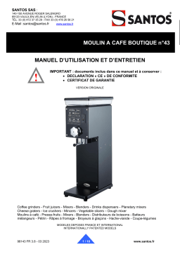 santos 43 Manuel utilisateur