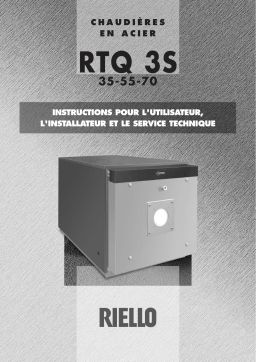 Riello RTQ 35 3S Manuel utilisateur