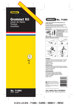 General Tools 71260 Manuel utilisateur