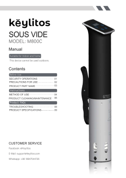 Keylitos VES496 Manuel utilisateur