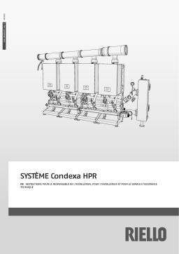 Riello Cascade and zone remote control Manuel utilisateur