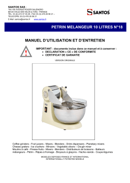 santos 18 Manuel utilisateur