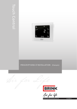 Brink Touch Control Guide d'installation