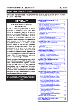 Frigidaire PSA4BF Guide d'installation