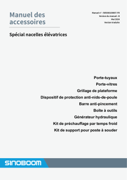 Sinoboom Accessories Mode d'emploi