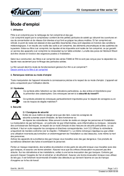 AirCom FD-16MJ Manuel du propriétaire