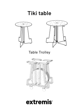 Extremis Tiki table large Manuel utilisateur