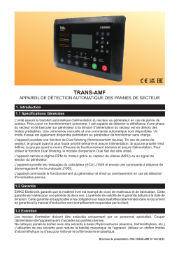 EMKO TRANS-AMF Manuel utilisateur