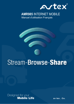 Avtex AMR985 Manuel utilisateur