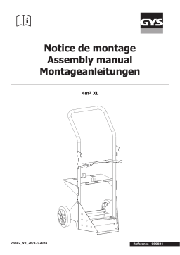 GYS SACK TRUCK 4m³ XL Manuel du propriétaire