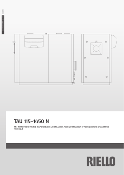 Riello TAU 1250 N Manuel utilisateur