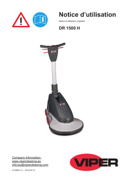 Nilfisk DR1500H-EU Manuel utilisateur