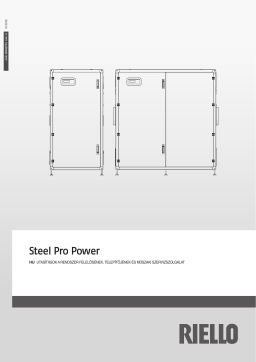 Riello STEEL PRO POWER 180-2 P Manuel utilisateur
