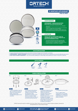 Ortech FM2-12-WET Manuel utilisateur