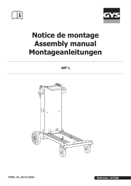 GYS TROLLEY 4m³ L Manuel du propriétaire
