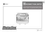 Motorline MCONNECT DUAL SWITCH Manuel du propri&eacute;taire