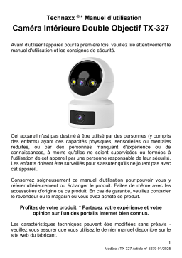 Technaxx TX-327 Manuel du propriétaire