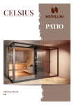 Novellini 60936IST INSTALLAZIONE PATI Mode d'emploi
