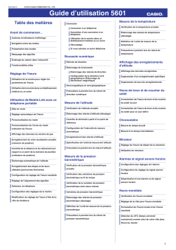 Casio PRT-B50 Manuel utilisateur