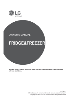 LG GR-B479NQDM Manuel utilisateur