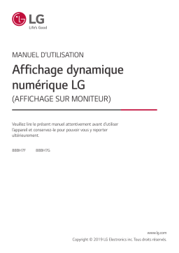LG 88BH7F-B Manuel du propriétaire