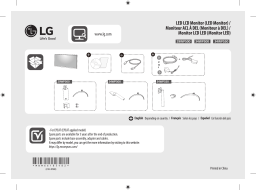 LG 34WP500-B LED LCD Monitor Manuel utilisateur