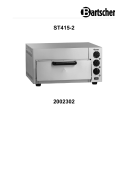 Bartscher 2002302 Mode d'emploi