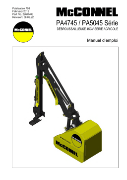 McConnel PA4745 / PA5045 Mode d'emploi