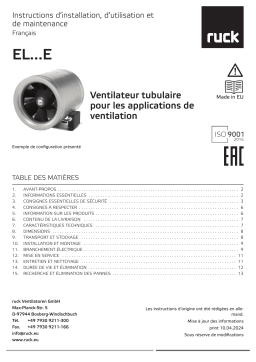 Ruck EL 200L E2 01 Manuel du propriétaire