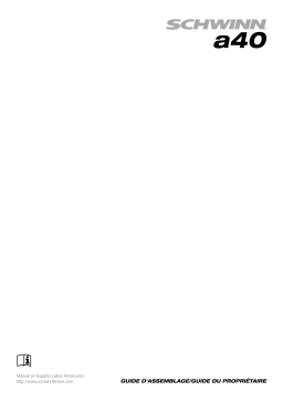 Johnson Health Tech SCH A40 Elliptical Manuel utilisateur