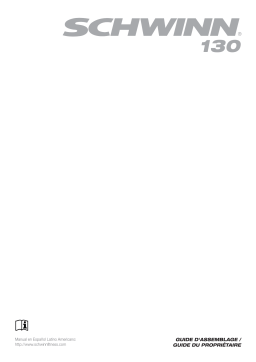 Johnson Health Tech SCH 130 Upright Bike Manuel utilisateur