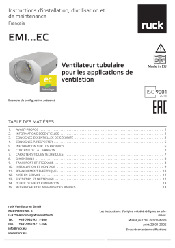 Ruck EMI 150 EC O 01 Manuel du propriétaire