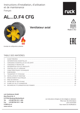 Ruck AL 710 D4 F4 03 CFG Manuel du propriétaire