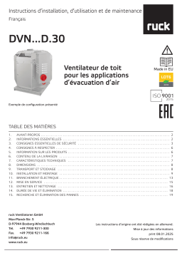 Ruck DVN 450 D4 30 Manuel du propriétaire