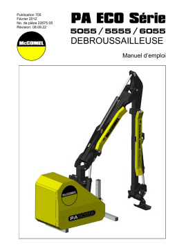 McConnel PA5055 ECO / PA5555 ECO / PA6055 ECO Series Mode d'emploi