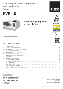Ruck KVR 4020 E2 20 Manuel du propriétaire