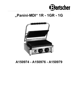 Bartscher A150974 Mode d'emploi
