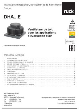 Ruck DHA 190 E4 01 Manuel du propriétaire