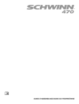 Johnson Health Tech SCH 470 (570Ei) ELLIPTICAL Manuel utilisateur