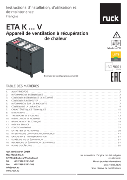 Ruck ETA K 1300 V WOJL Manuel du propriétaire