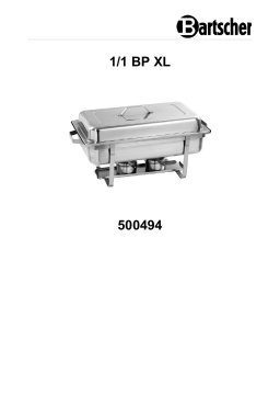 Bartscher 500494 Mode d'emploi