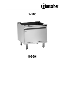 Bartscher 109691 Mode d'emploi