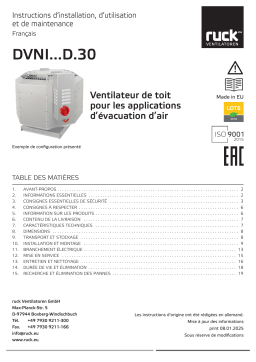 Ruck DVNI 315 D2 30 Manuel du propriétaire