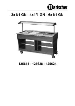 Bartscher 125624 Mode d'emploi