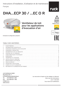 Ruck DHA 355 ECP 30 Manuel du propriétaire