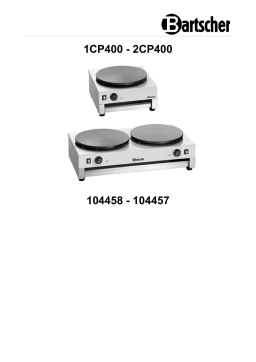 Bartscher 104457 Mode d'emploi
