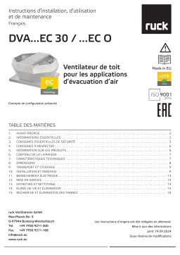 Ruck DVA 250 EC 40 Manuel du propriétaire