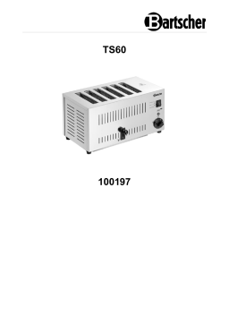 Bartscher 100197 Mode d'emploi