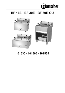 Bartscher 101535 Mode d'emploi
