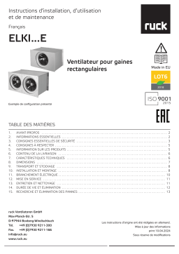 Ruck ELKI 6035 E2 12 Manuel du propriétaire